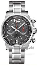 Longines Admiral Chronograph Grey Dial Bracelet