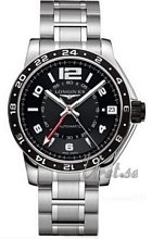 Longines Admiral GMT Black Dial Bracelet