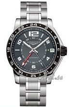 Longines Admiral GMT Grey Dial Bracelet