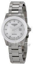 Longines Conquest Ladies Midsize MOP Dial Bracelet Longines Conquest Ladies Midsize MOP Dial Bracelet
