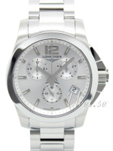 Longines Conquest Silver Dial Steel Bracelet Longines Conquest Silver Dial Steel Bracelet