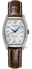 Longines Evidenza Silver Dial Croco Strap Brown Longines Evidenza Silver Dial Croco Strap Brown