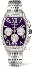 Longines Evidenza Blue Dial Bracelet Chronograph