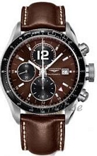 Longines GrandeWhiteesse Brown Dial Leather Strap Brown Longines GrandeWhiteesse Brown Dial Leather Strap Brown