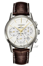 Longines Heritage Silver Dial Croco Strap Brown Longines Heritage Silver Dial Croco Strap Brown