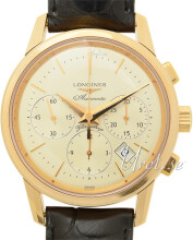 Longines Heritage Silver Dial Croco Strap Brown Longines Heritage Silver Dial Croco Strap Brown