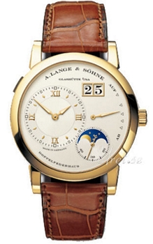 A. Lange & Söhne Lange 1 Moon Phase Yellow Gold White Dial A. Lange & Söhne Lange 1 Moon Phase Yellow Gold White Dial