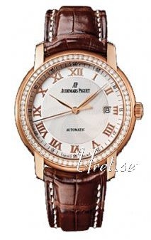 Audemars Piguet Jules Audemars White Dial Croco Strap