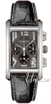 Audemars Piguet Edward Piguet Grey, Guilloche Dial Croco Strap