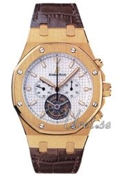 Audemars Piguet Royal Oak Tourbillon Yellow Gold White Dial