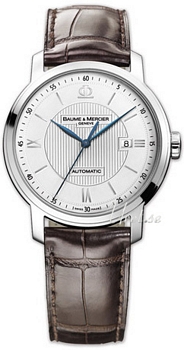 Baume & Mercier Classima Executives XXL Silver Dial Croco Strap Baume & Mercier Classima Executives XXL Silver Dial Croco Strap