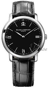 Baume & Mercier Classima Executives Black Dial Leather Baume & Mercier Classima Executives Black Dial Leather