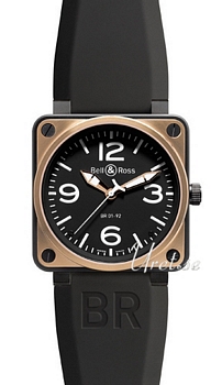Bell & Ross Instrument BR-01-92 Carbon Pink Gold