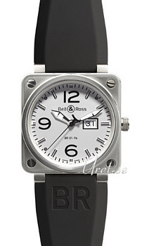Bell & Ross Instrument BR-01-96 White Dial