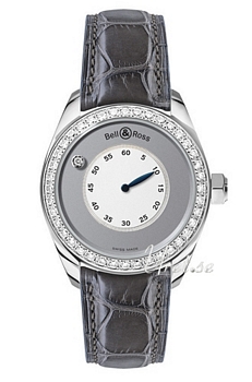 Bell & Ross Vintage Mystery Diamond Gold Grey Dial