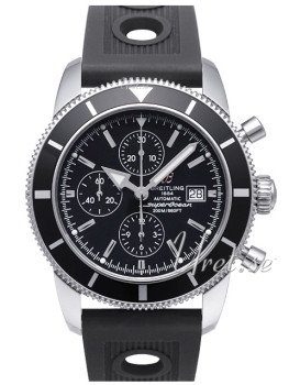 Breitling Superocean Heritage 46 Chronograph Black Dial Rubber Breitling Superocean Heritage 46 Chronograph Black Dial Rubber