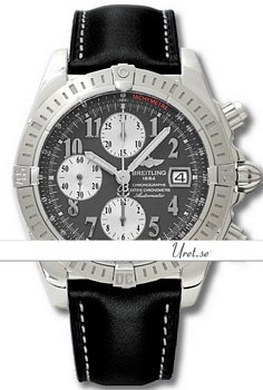 Breitling Chronomat Grey Dial Leather Strap