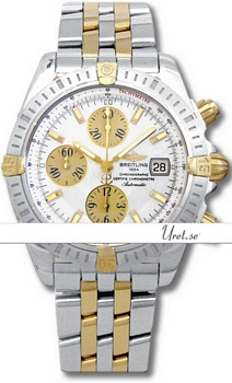 Breitling Chronomat Silver Dial Two Tone Bracelet