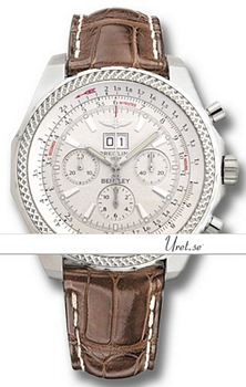 Breitling For Bentley 6.75 White Dial Croco Strap