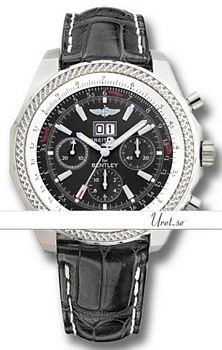 Breitling For Bentley 6.75 Black Dial Croco Strap