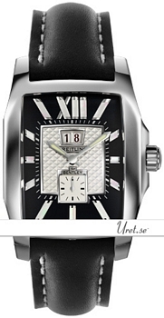 Breitling For Bentley Flying B No 3 Black Dial Leather Strap