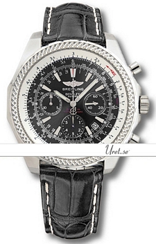Breitling For Bentley Motors Black Dial Croco Strap
