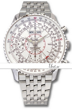 Breitling Montbrillant Datora White Dial Bracelet Breitling Montbrillant Datora White Dial Bracelet