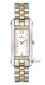 Bulova Bracelet Ladies Two Tone White Dial