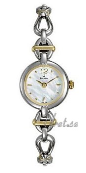 Bulova Bracelet Ladies Two Tone MOP Dial Bulova Bracelet Ladies Two Tone MOP Dial