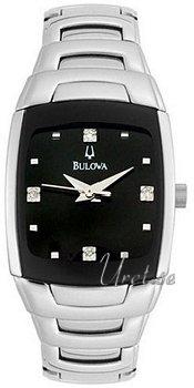 Bulova Diamonds Ladies Black Dial