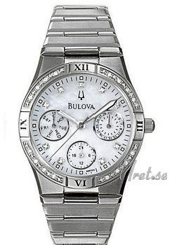 Bulova Diamonds Ladies Chronograph MOP Dial