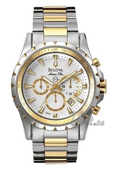 Bulova Marine Star Chronograph Two Tone White Dial Bulova Marine Star Chronograph Two Tone White Dial