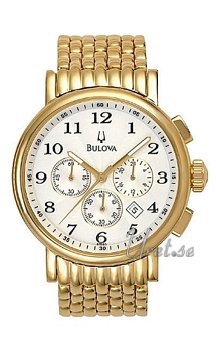Bulova Bracelet Gold Tone White Dial
