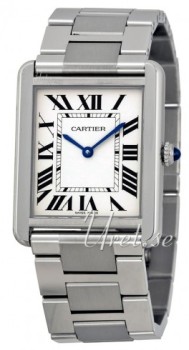 Cartier Tank Solo Silver Dial Bracelet Cartier Tank Solo Silver Dial Bracelet