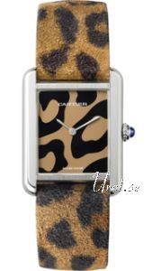 Cartier Tank Solo Brown Dial Leather Strap