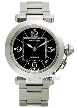 Cartier Pasha Black Dial Bracelet Unisex