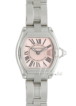 Cartier Roadster Pink Dial Bracelet Ladies