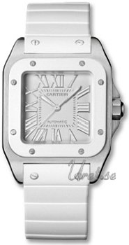 Cartier Santos 100 Steel Silver Dial Cartier Santos 100 Steel Silver Dial
