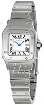 Cartier Santos de Cartier White Dial Bracelet Ladies