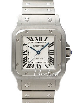 Cartier Santos de Cartier Silver Guilloche Bracelet XL