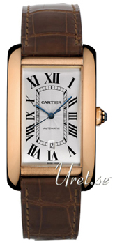 Cartier Tank Americaine Gold XL Rose Gold Silver Dial Cartier Tank Americaine Gold XL Rose Gold Silver Dial