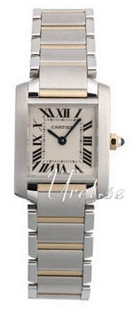 Cartier Tank Francaise Silver Dial Two Toned Bracelet Ladies Cartier Tank Francaise Silver Dial Two Toned Bracelet Ladies