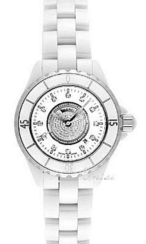 Chanel J12 Ceramic White/Diamond Dial