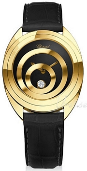 Chopard Happy Spirit Yellow Gold Black Dial