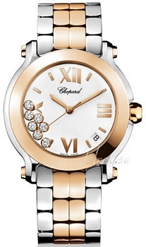 Chopard Happy Sport Steel/Rose Gold White Dial