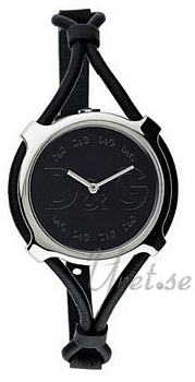 Dolce & Gabbana D&G Lisbon Black Dial Leather Dolce & Gabbana D&G Lisbon Black Dial Leather