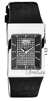Dolce & Gabbana D&G Logoside Crystal Dial Leather Dolce & Gabbana D&G Logoside Crystal Dial Leather