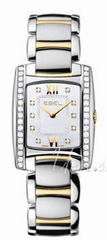 Ebel Brasilia Yellow Gold/Steel White Dial