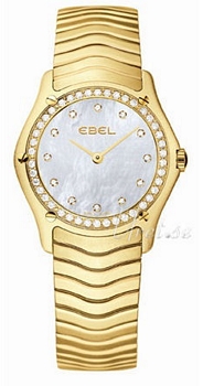 Ebel Classic Yellow Gold MOP, White Dial