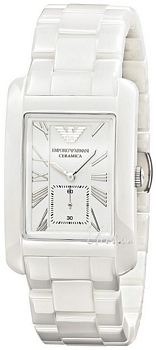Emporio Armani Ladies Vit/Keramisk 31x24.5 mm Emporio Armani Ladies Vit/Keramisk 31x24.5 mm